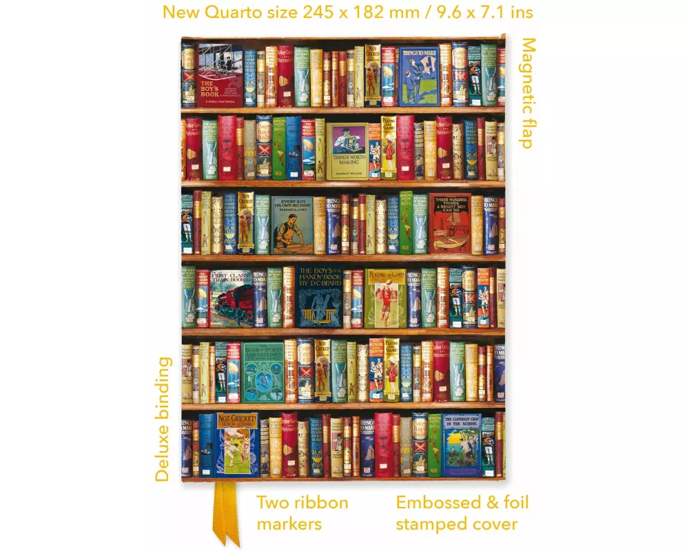 Bodleian Libraries: Hobbies & Pastimes Bookshelves (Foiled Quarto Journal)