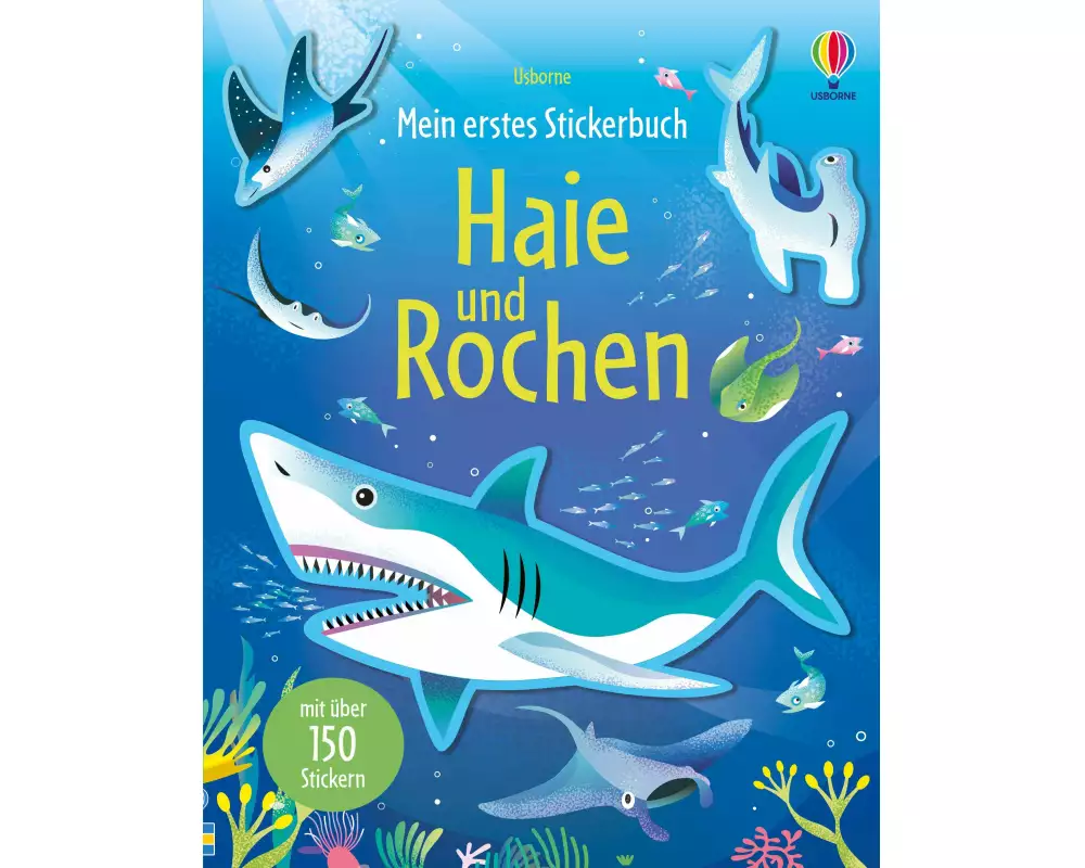 Mein erstes Stickerbuch: Haie und Rochen