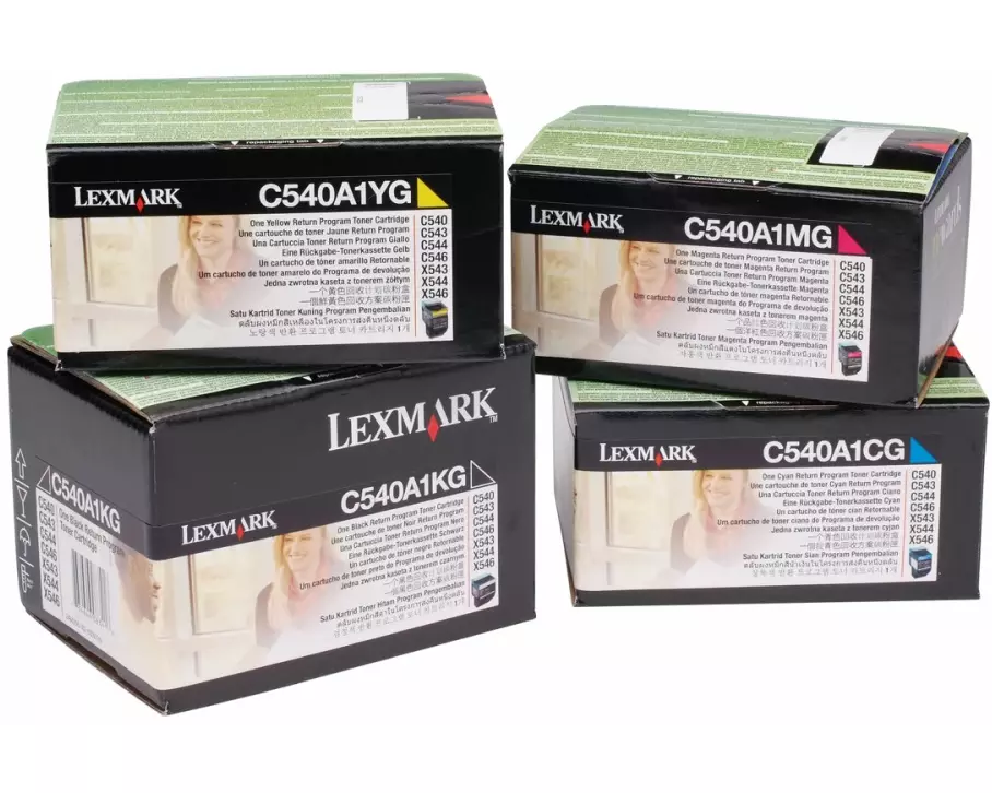 LEXMARK C540, C543, C544, X543, X544 Toner black Std Capacity 1.000 pages return