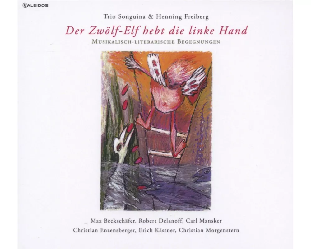 Der Zwölf-Elf hebt die linke Hand