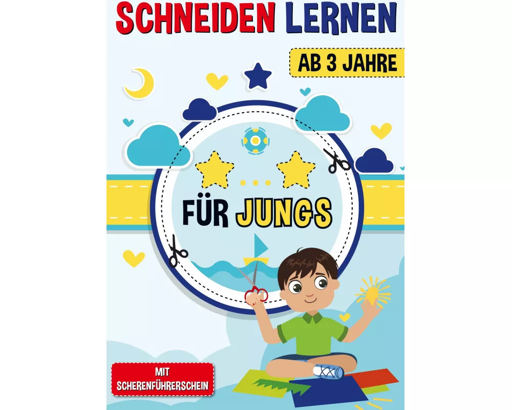 Schneiden Lernen ab 3 Jahre für Jungs