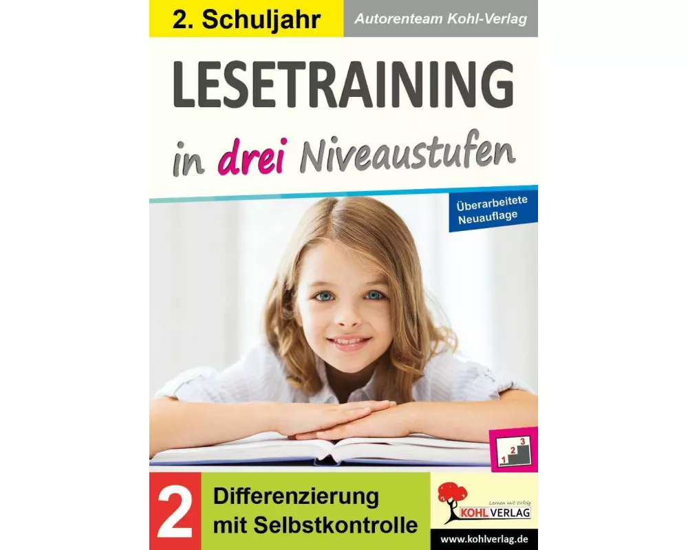 Lesetraining in drei Niveaustufen / Klasse 2