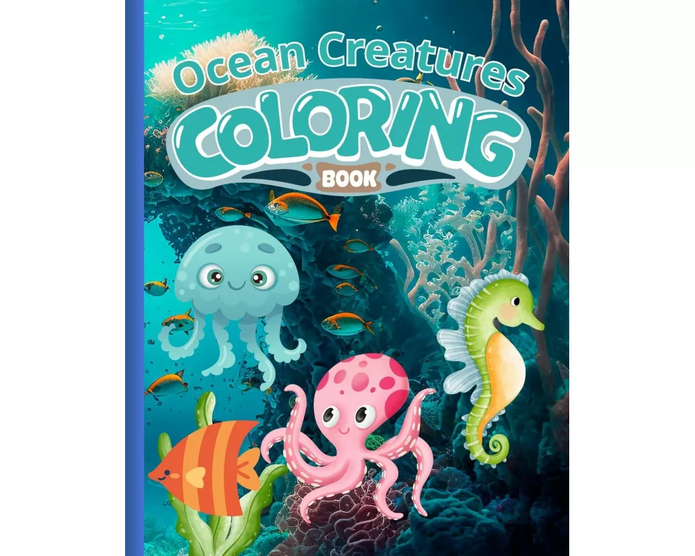 Ocean Creatures Coloring Book