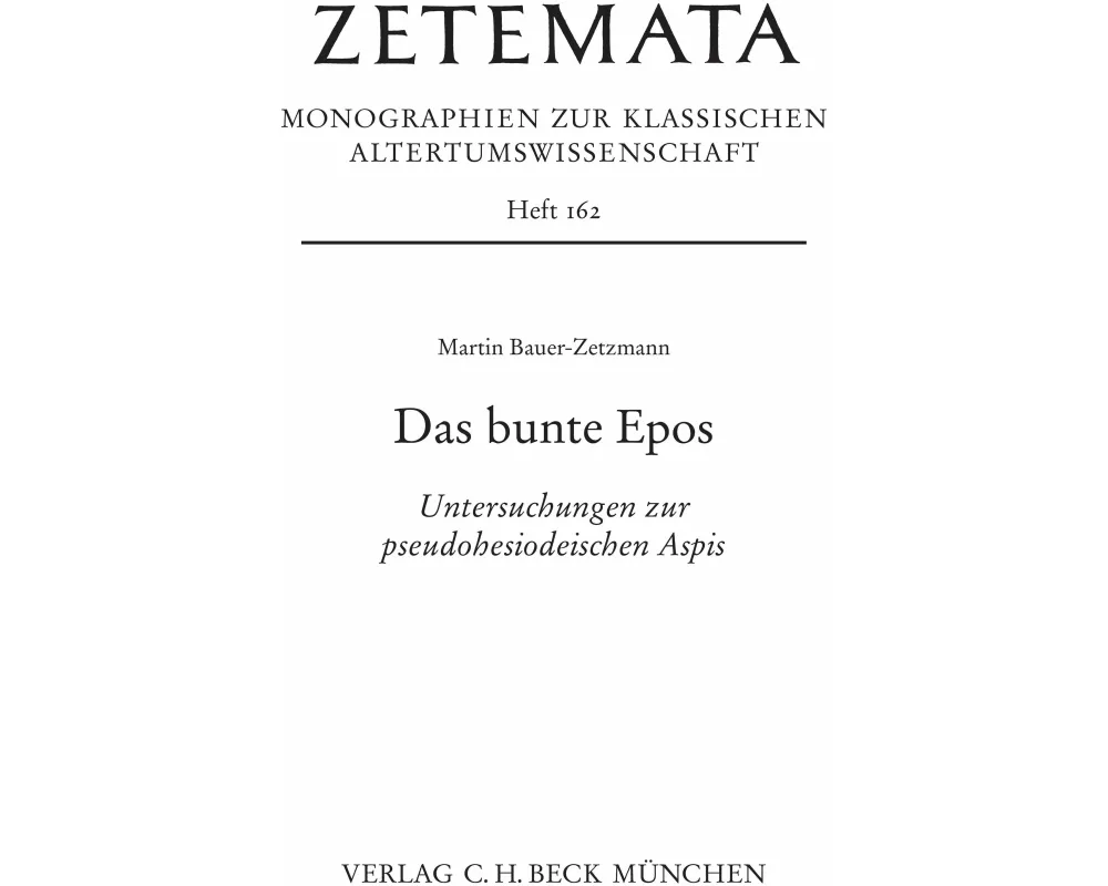 Das bunte Epos
