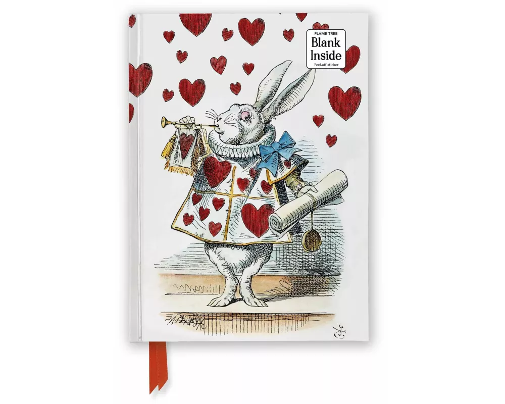Alice's Adventures in Wonderland: White Rabbit (Foiled Blank Journal)
