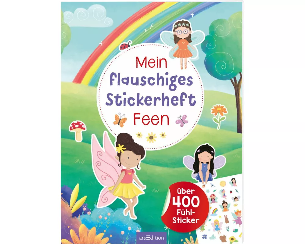 Mein flauschiges Stickerheft – Feen
