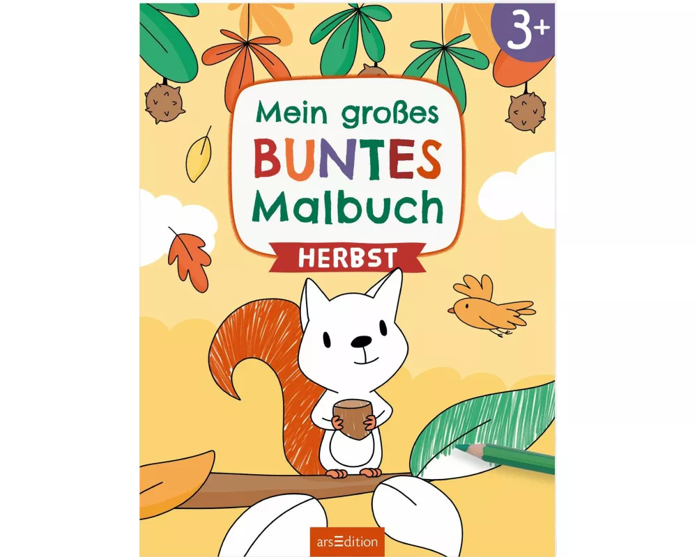 Mein großes buntes Malbuch – Herbst