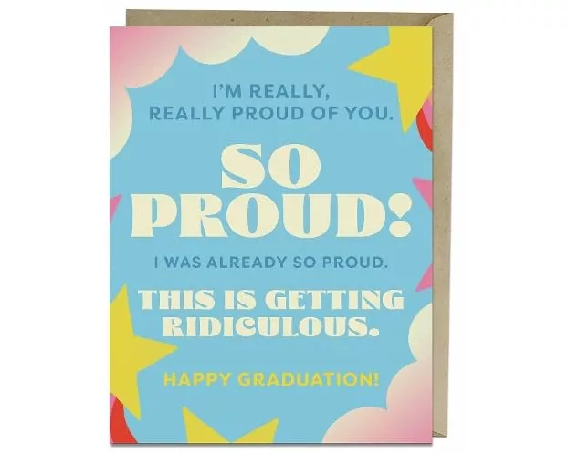6-Pack Em & Friends Really, Really Proud Greeting Cards