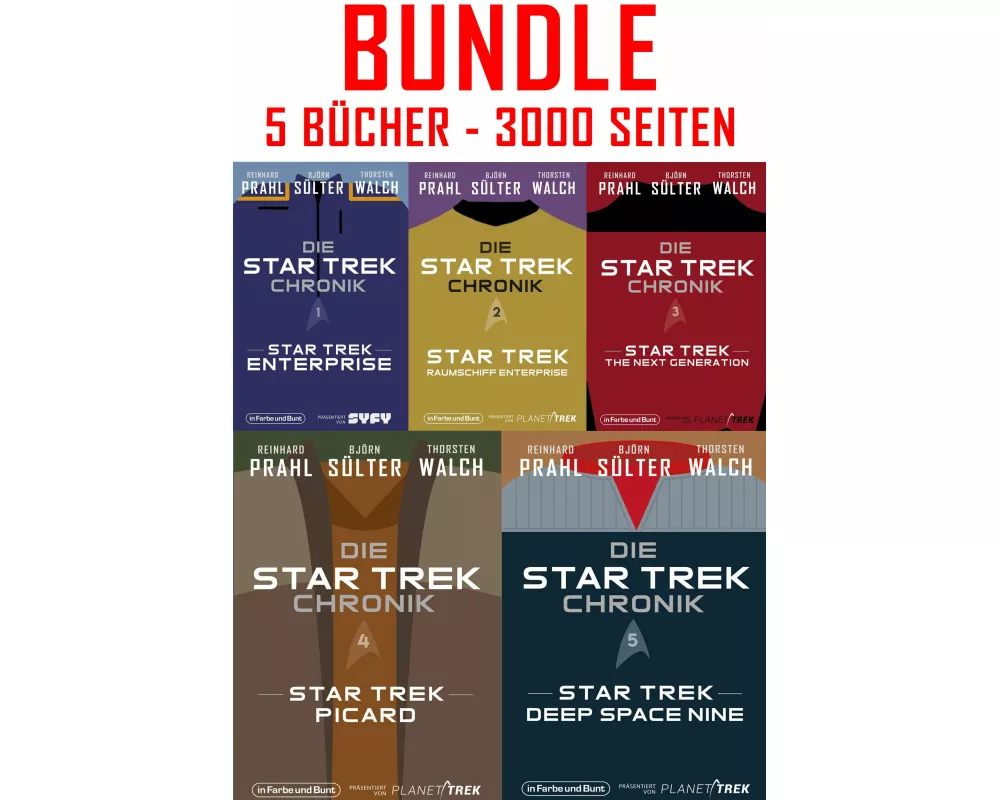 Die Star-Trek-Chronik - Das Bundle mit Band 1 bis 5