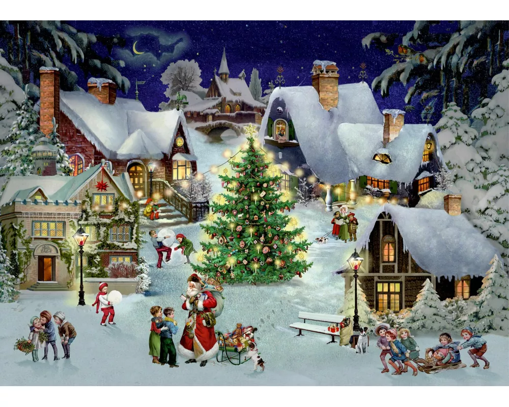 Puzzle – Weihnachten im Dorf