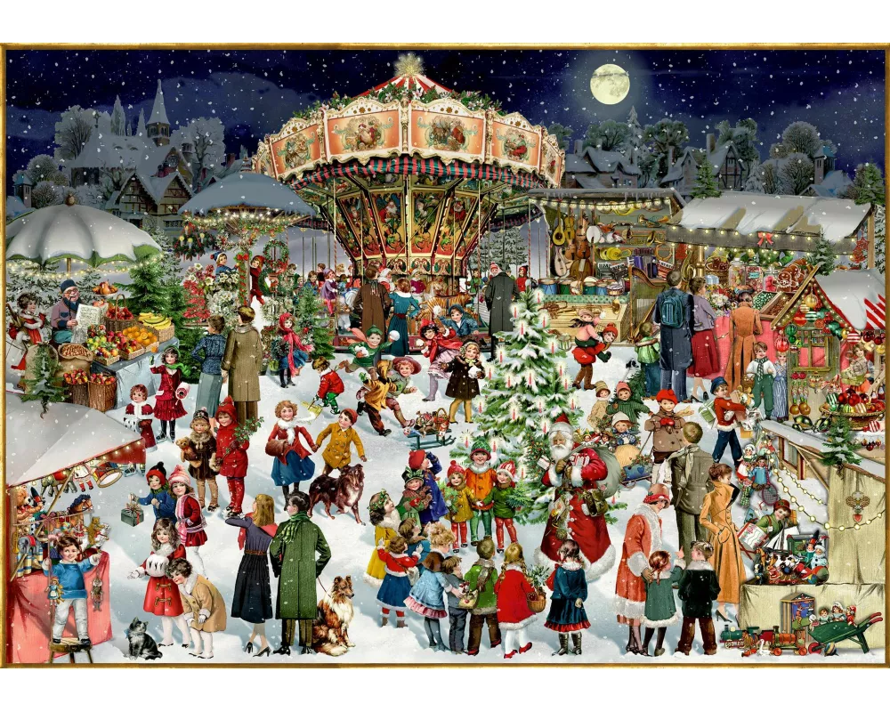 Puzzle – Nostalgischer Weihnachtsmarkt