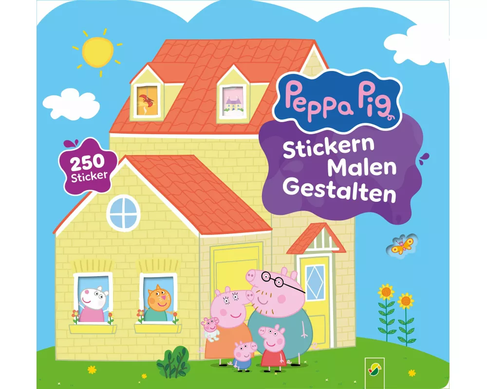 Peppa Pig Stickern Malen Gestalten