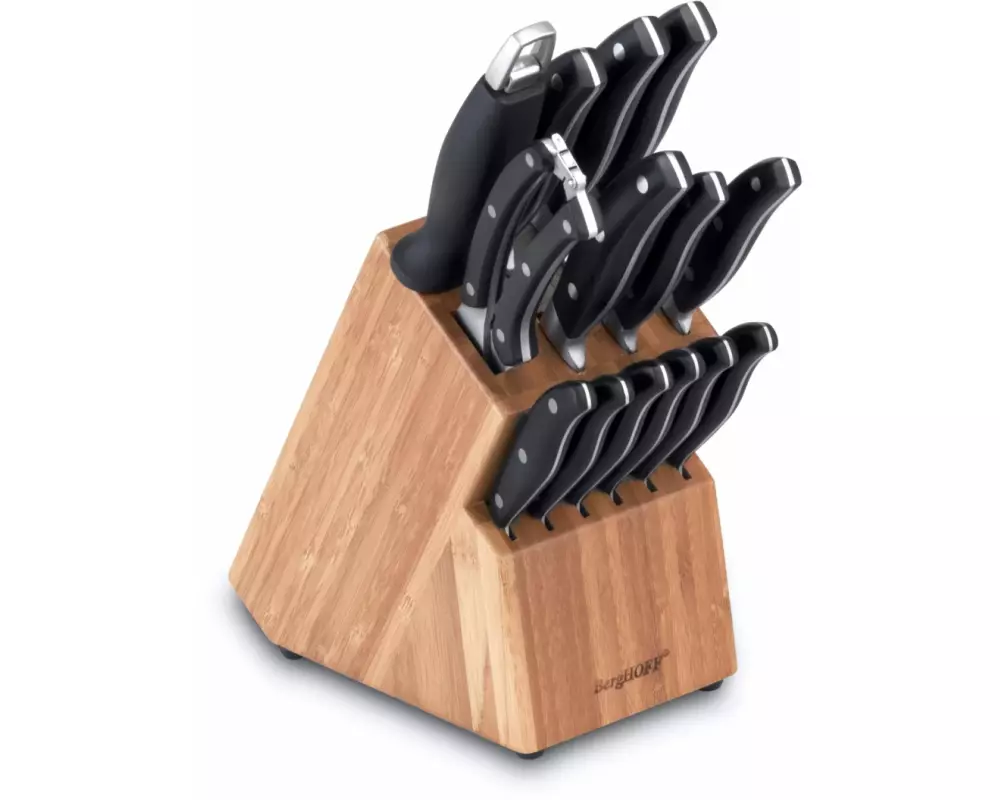 BergHOFF Messerblock-Set mit Messer Essentials 15-teilig
