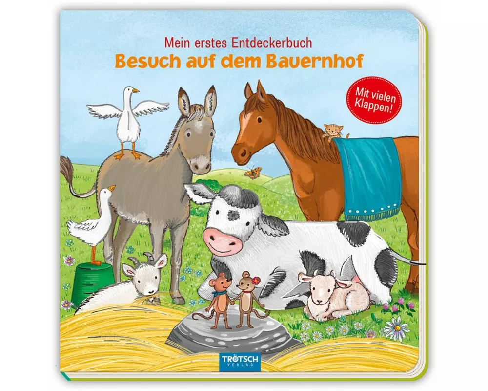 Trötsch Pappenbuch mit Klappen Mein erstes Entdeckerbuch Besuch im auf dem Bauernhof