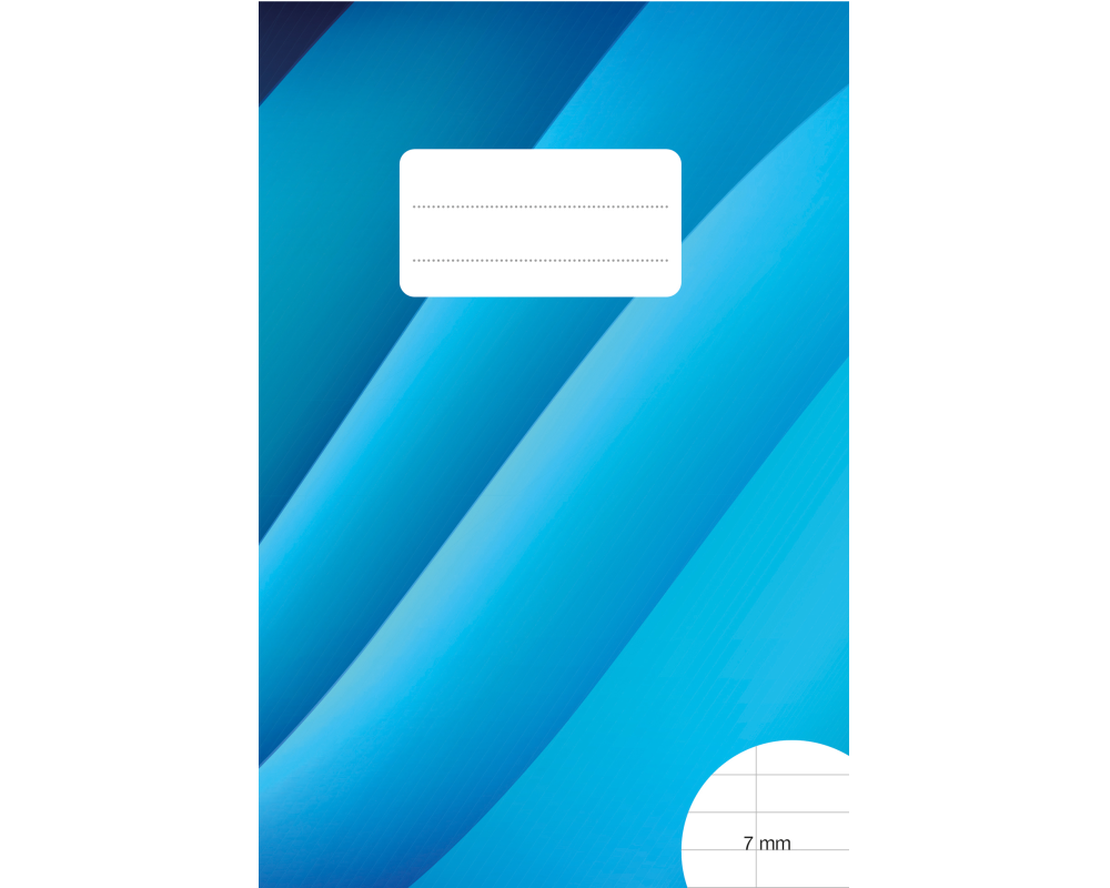 BÜROLINE Vokabelheft E6 533876015 7mm liniert ohne Rand 90g