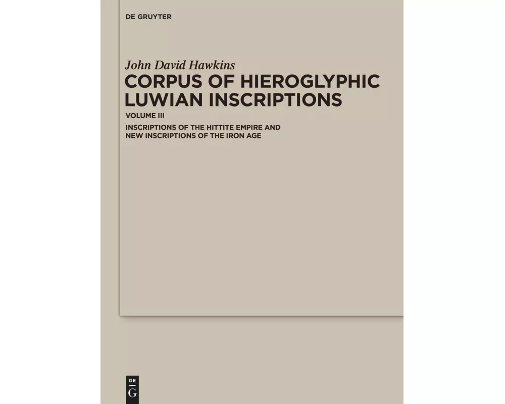 Corpus of Hieroglyphic Luwian Inscriptions