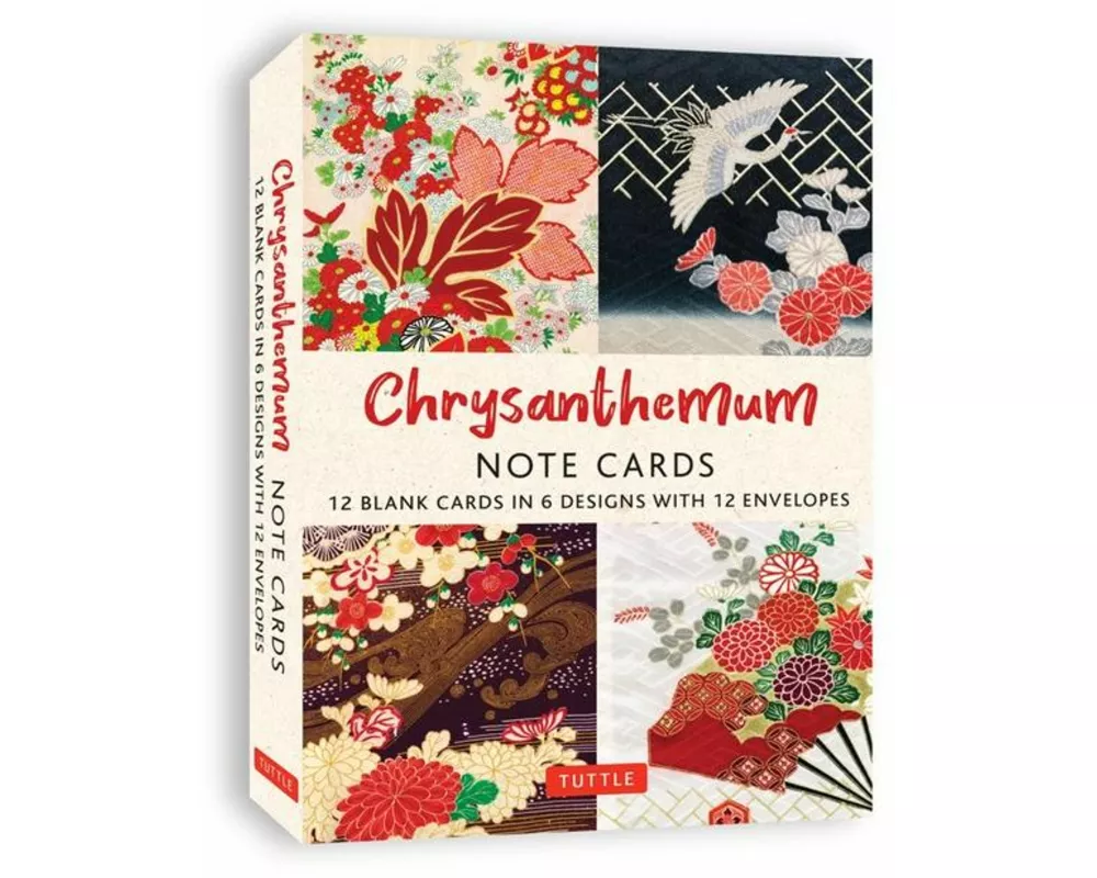 Chrysanthemums, 12 Note Cards