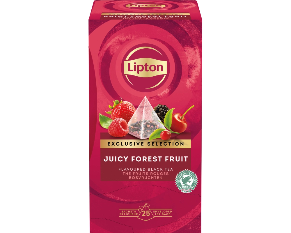 LIPTON Waldfrüchte Tee 4071217 25 Pyramiden