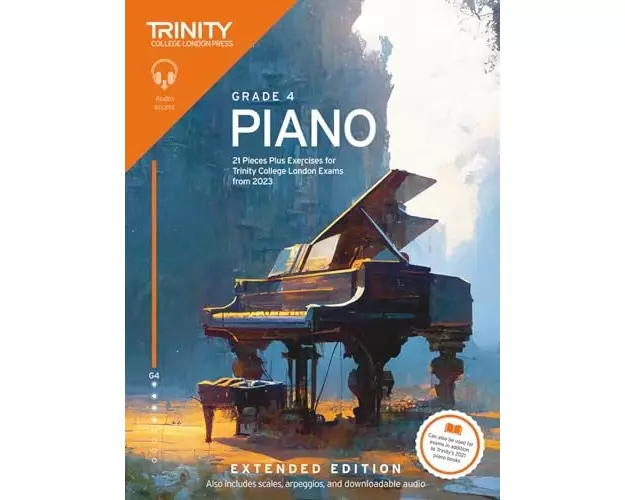 Trinity College London Piano Exam Pieces Plus Exercises from 2023: Grade 4: Extended Edition