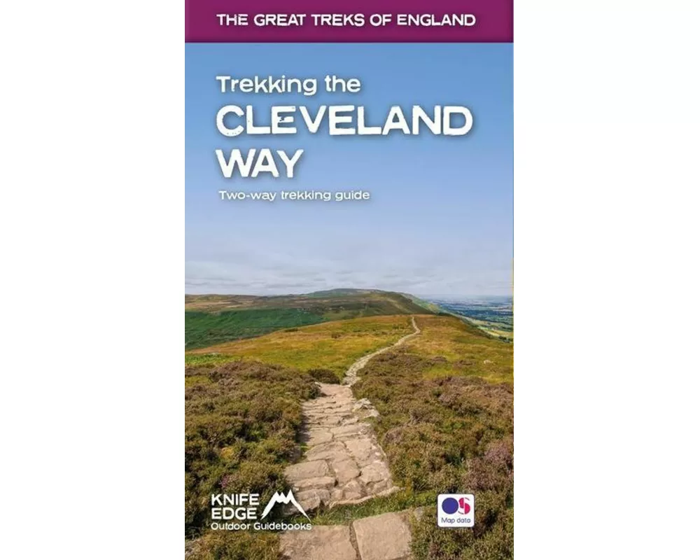 Trekking the Cleveland Way: Two-way guidebook with OS 1:25k maps: 20 different itineraries