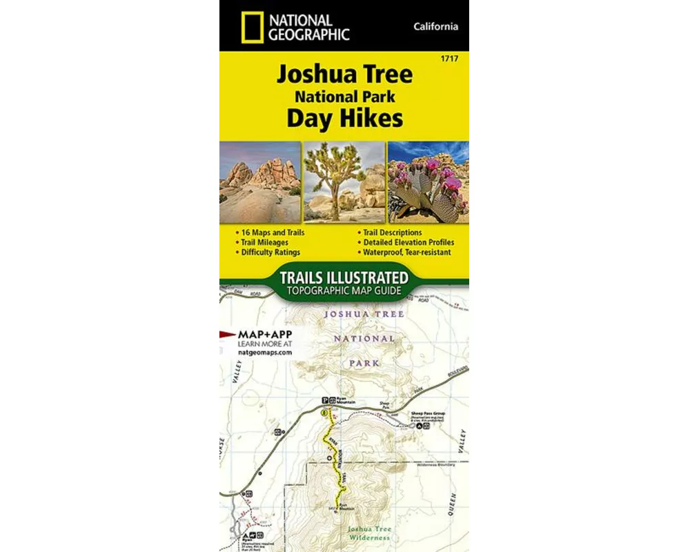 Joshua Tree National Park Day Hikes Map