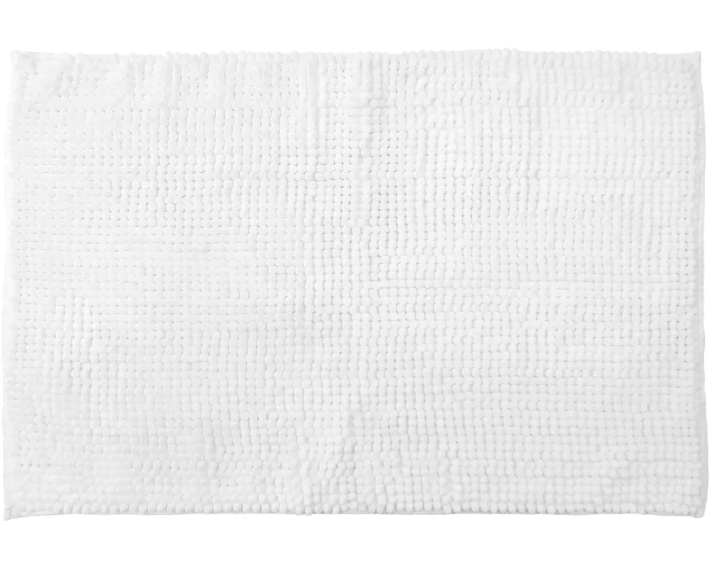 diaqua® Badteppich Chenille 90 x 60 cm, Weiss