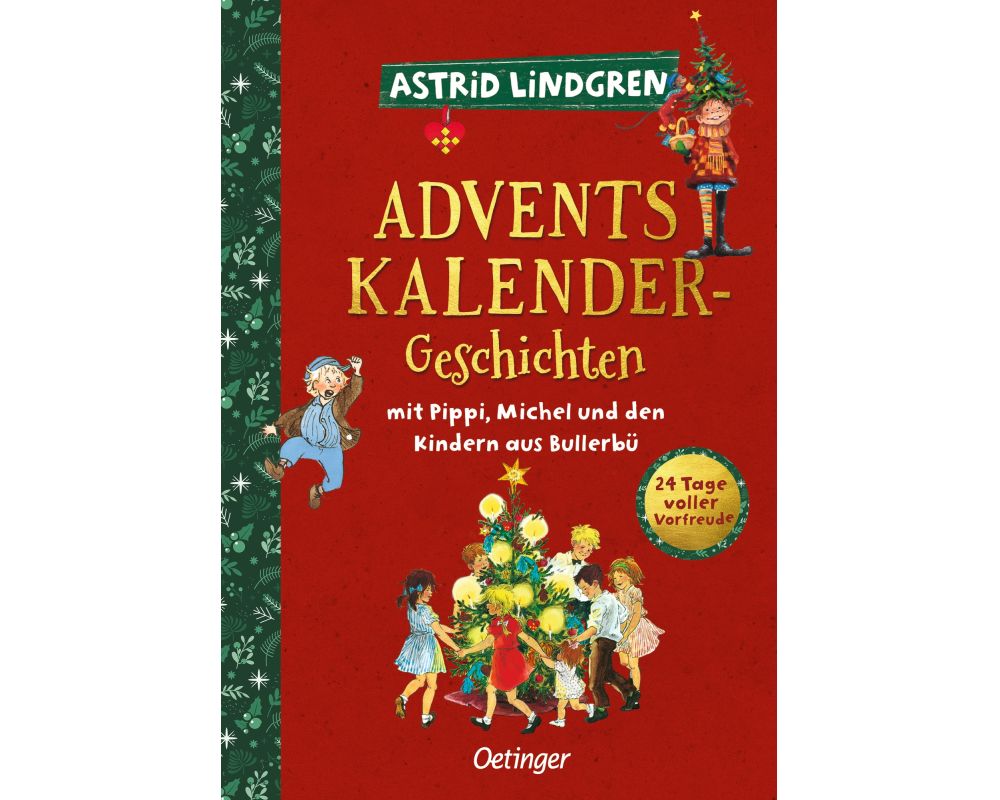 Adventskalender-Geschichten mit Pippi, Michel und den Kindern aus Bullerbü