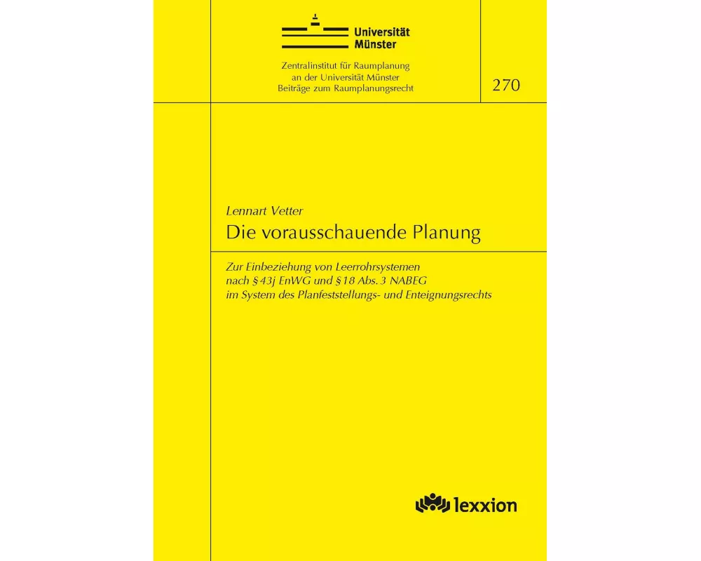 Die vorausschauende Planung