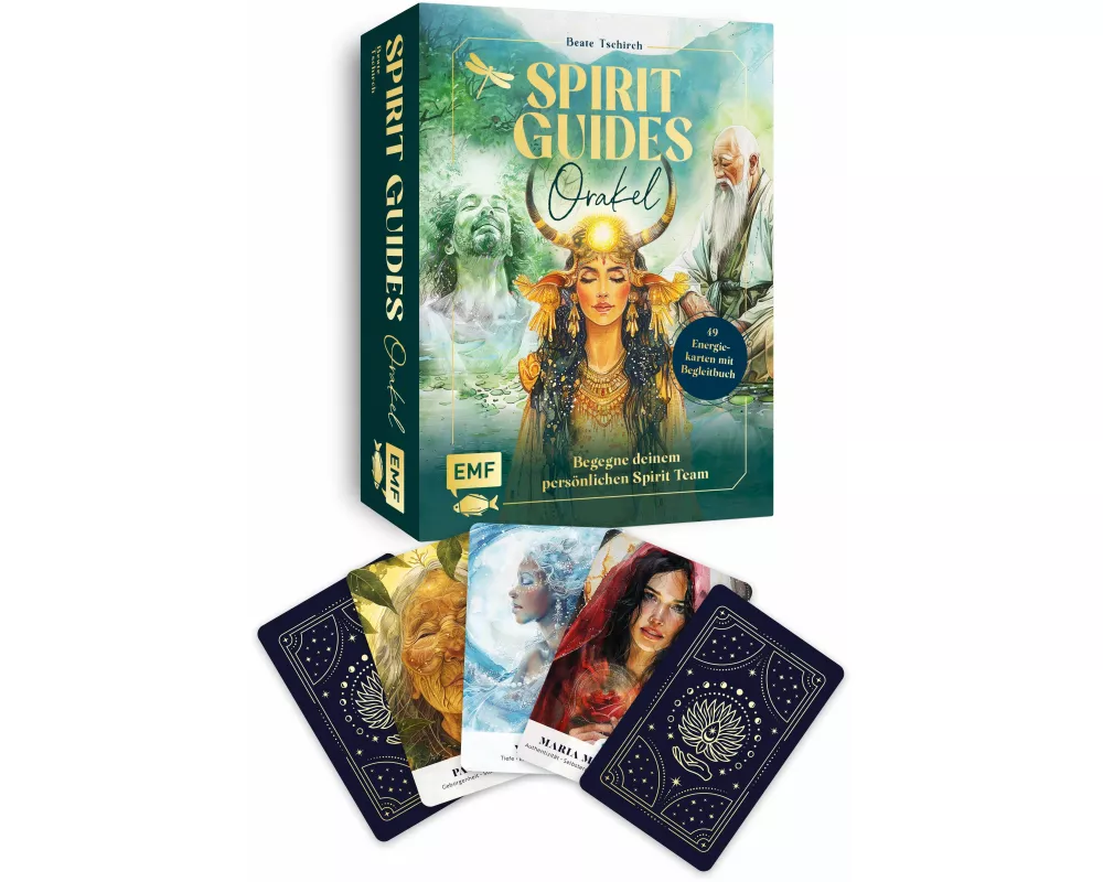 Orakel-Kartenset: Spirit Guides | 49 Energiekarten mit Begleitbuch