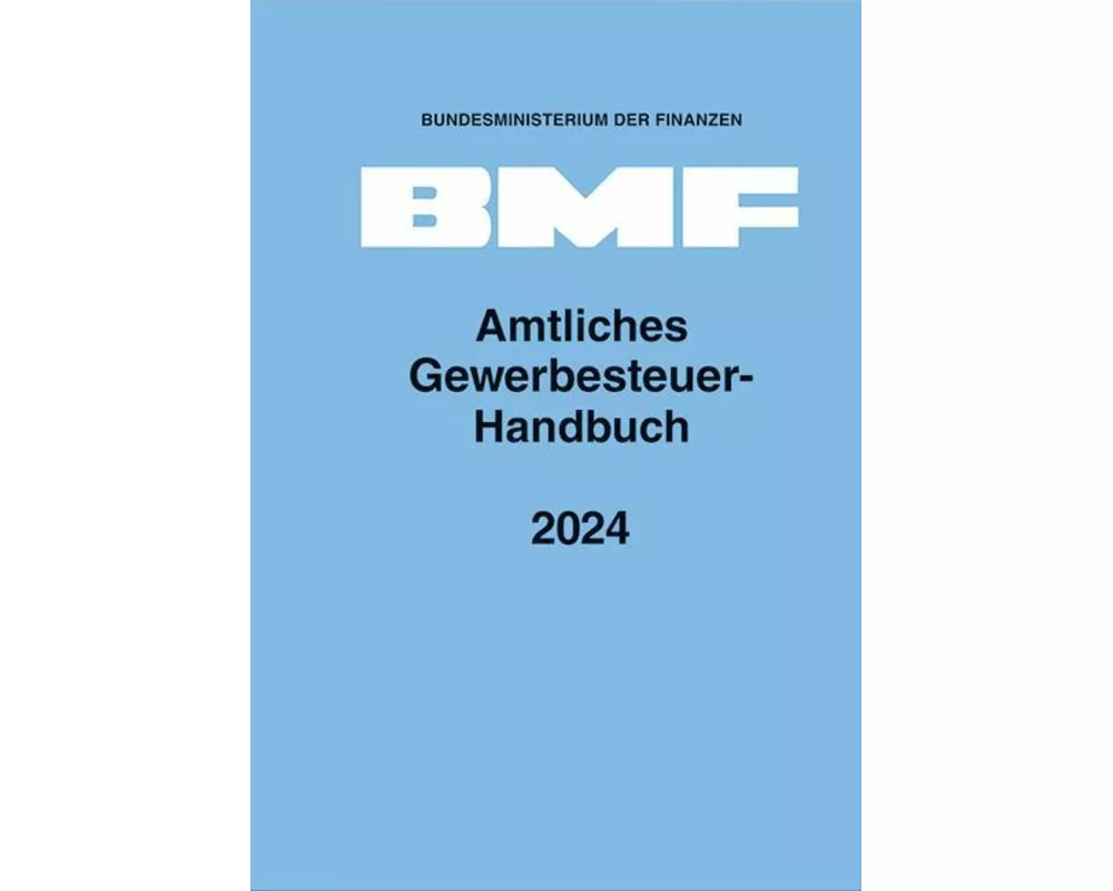 Amtliches Gewerbesteuer-Handbuch 2024