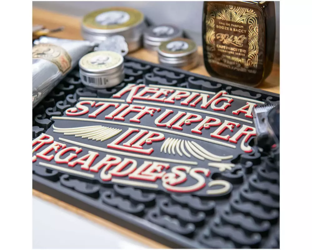 captain fawcett Rubber Tool Mat for Barbers 1 Stück