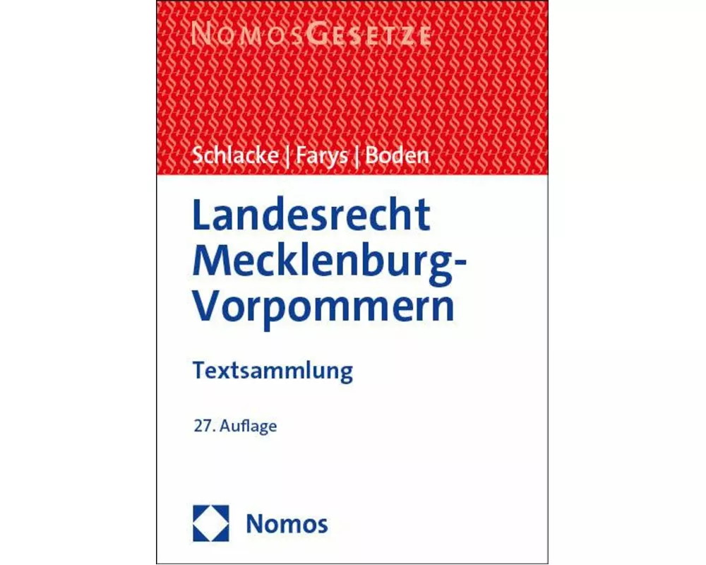 Landesrecht Mecklenburg-Vorpommern