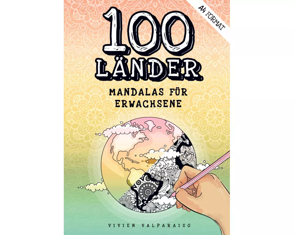 100 Länder Mandalas für Erwachsene