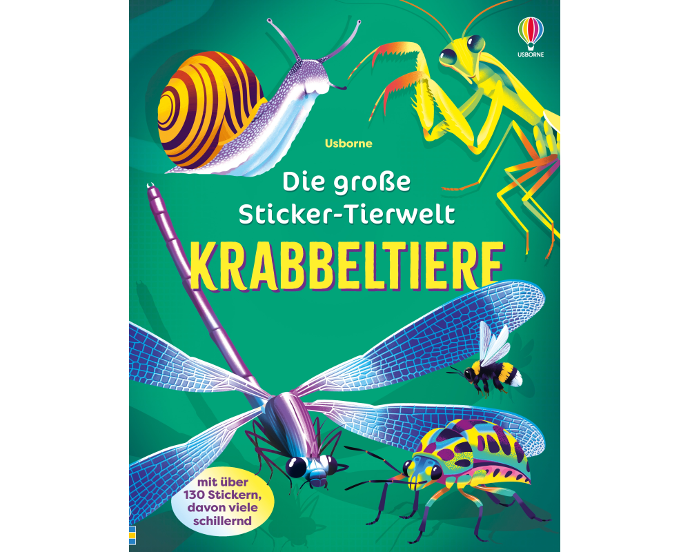 Die große Sticker-Tierwelt: Krabbeltiere