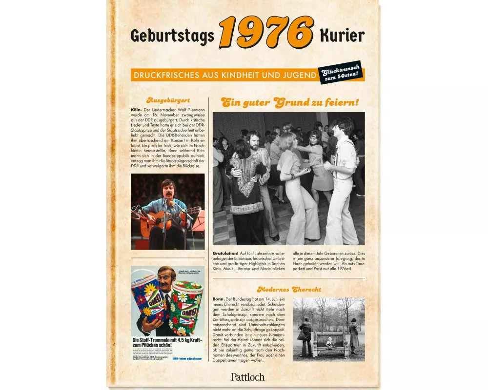 1976 – Geburtstagskurier