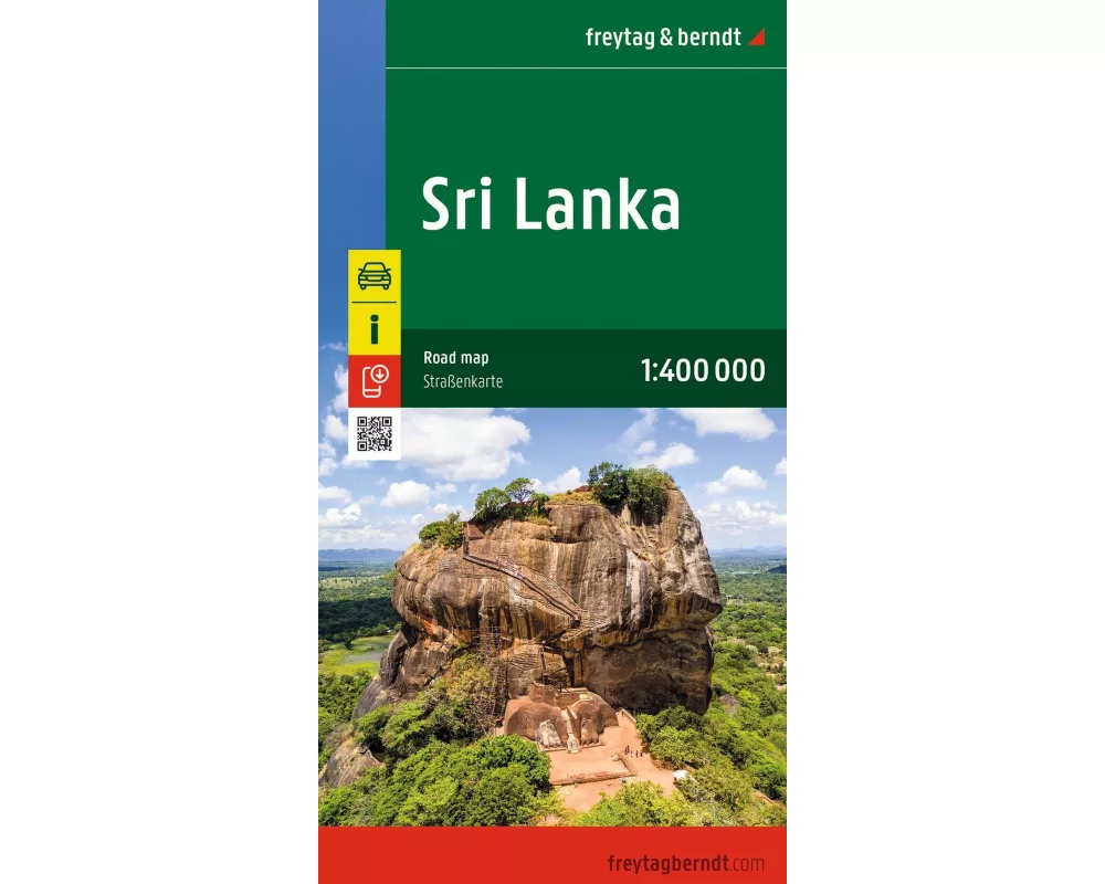 freytag & berndt Straßenkarte Sri Lanka 1:500.000