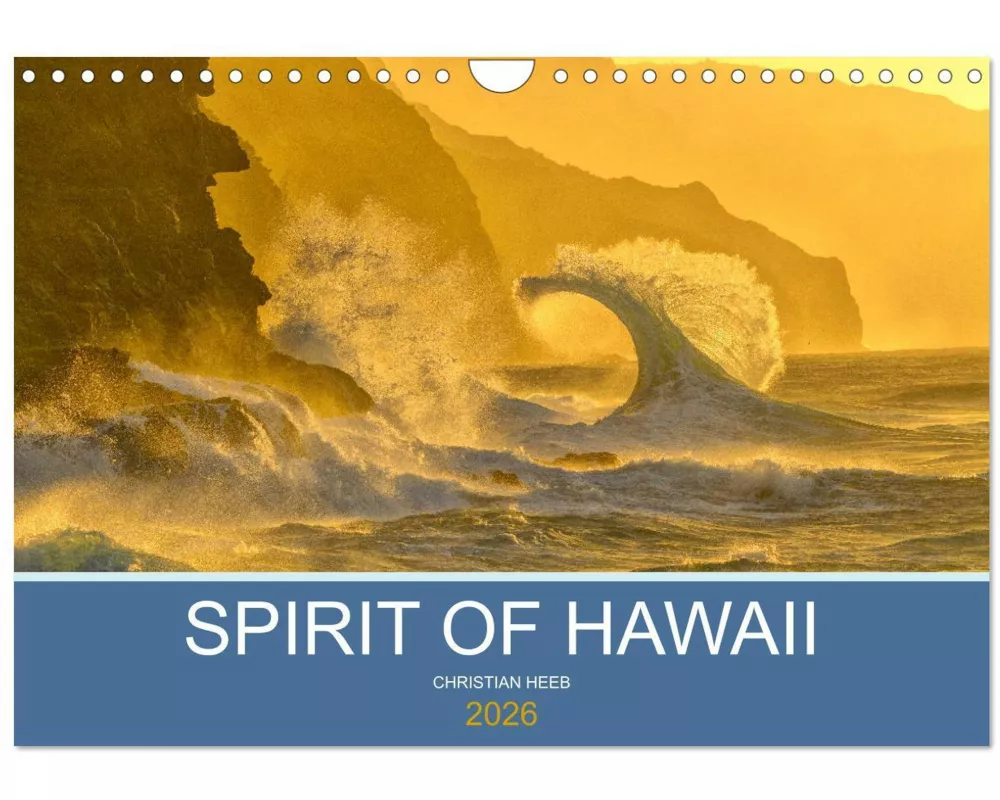 SPIRIT OF HAWAII (Wandkalender 2026 DIN A4 quer), CALVENDO Monatskalender