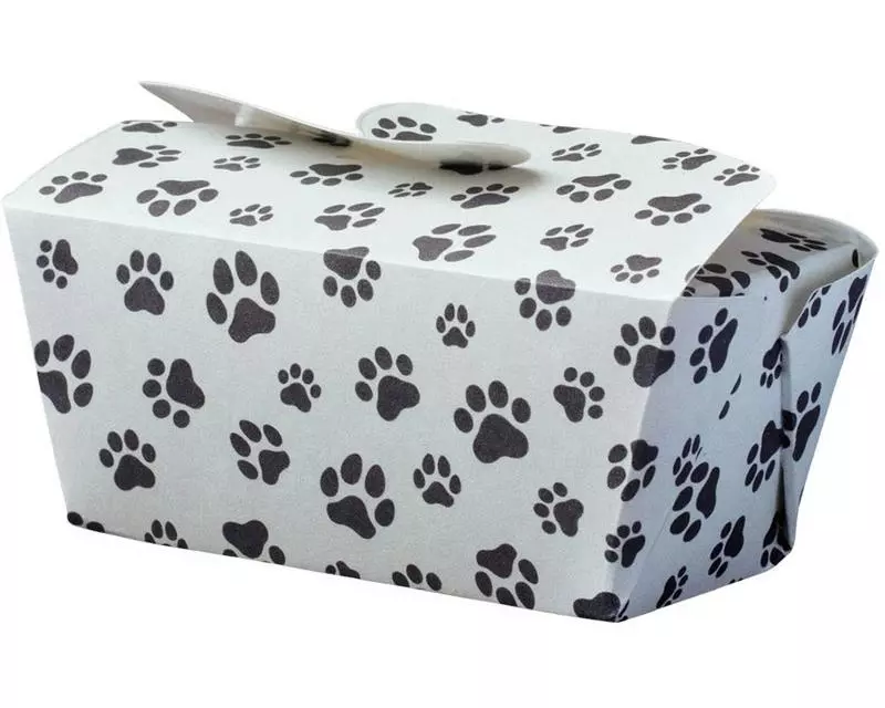 Demmler Back- und Pralinentruhe Pfoten 6 Stück