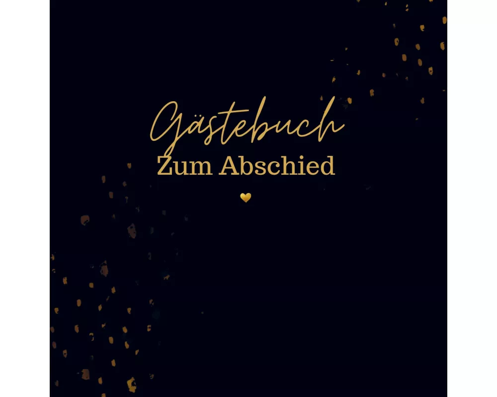 Gästebuch Zum Abschied- Gästebuch Blanko