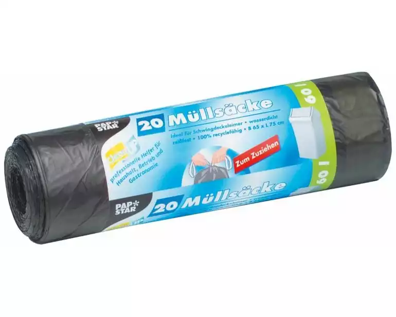 Weita Kehrichtsack Papstar 60 l, 20 Stück