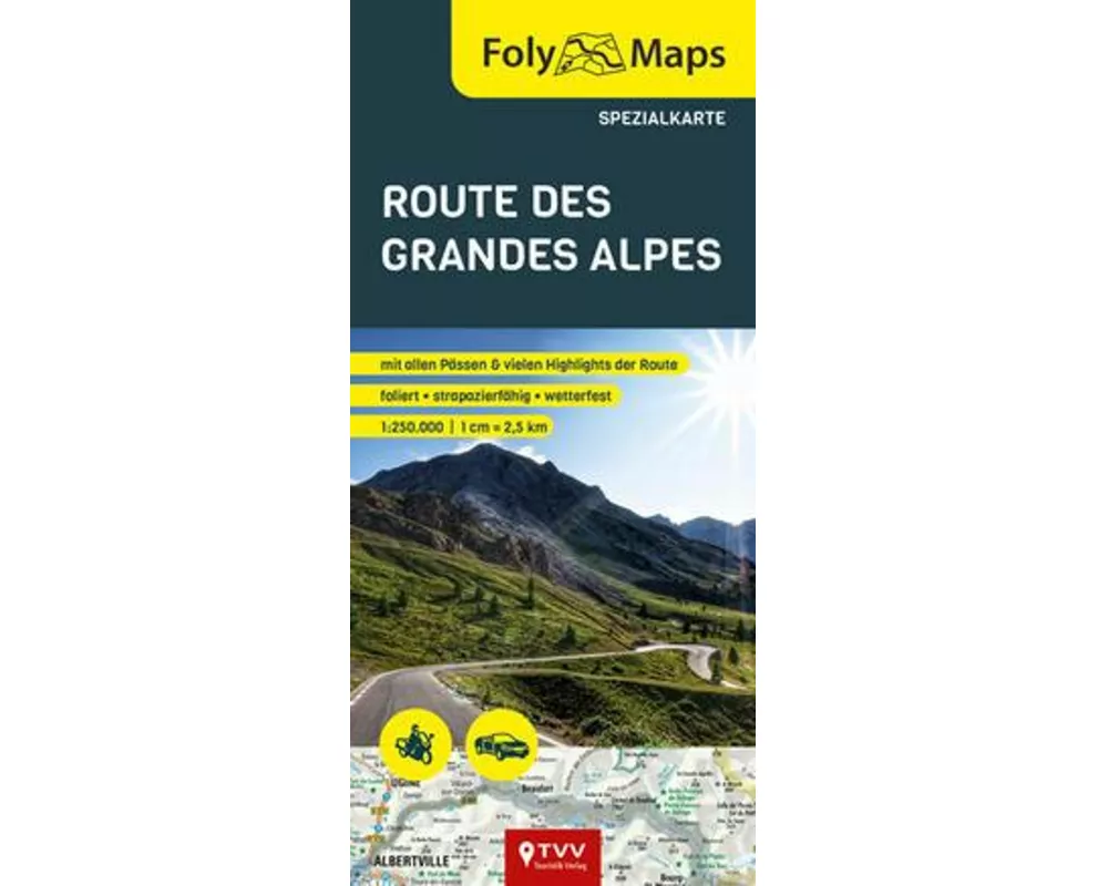 FolyMaps Route des Grandes Alpes Spezialkarte