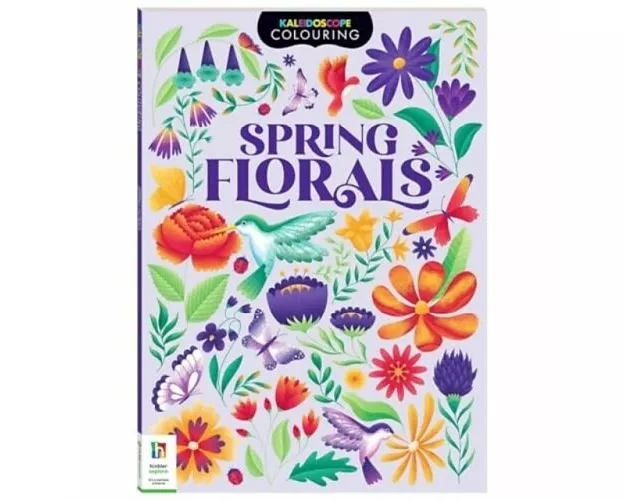 Kaleidoscope Colouring Spring Florals