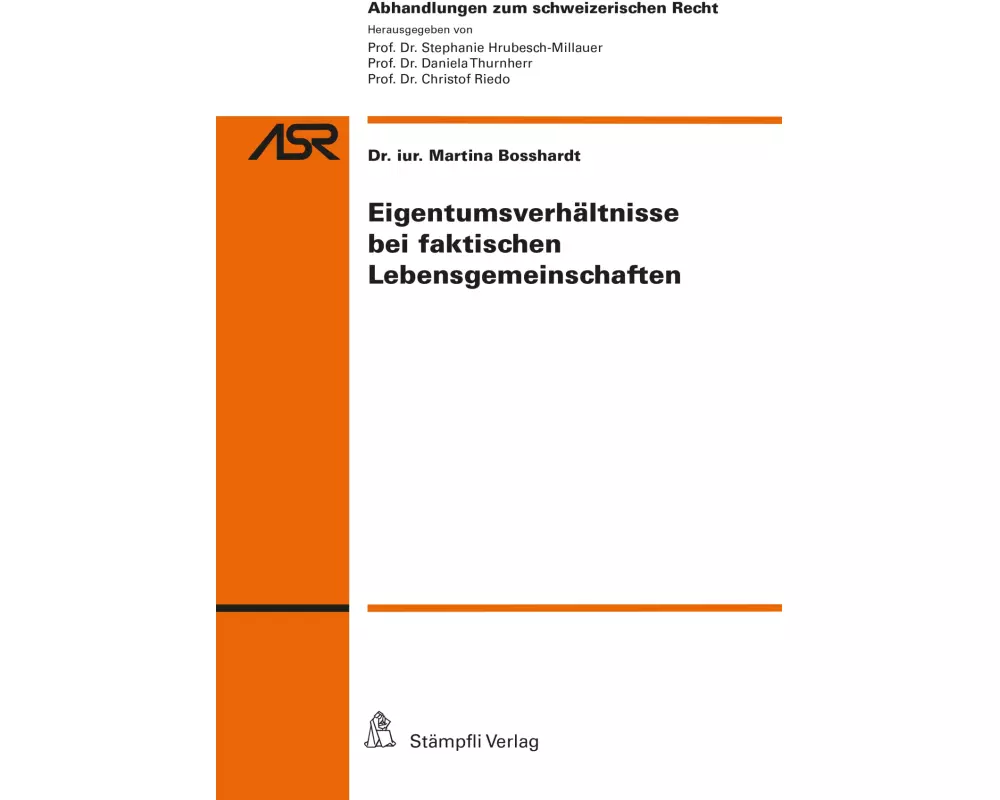 Grundfragen im Zusammenhang mit Eigentumsverhältnissen bei faktischen Lebensgemeinschaften