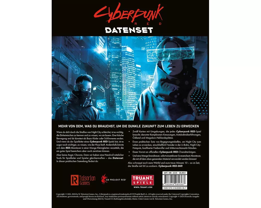 Cyberpunk Red Datenset