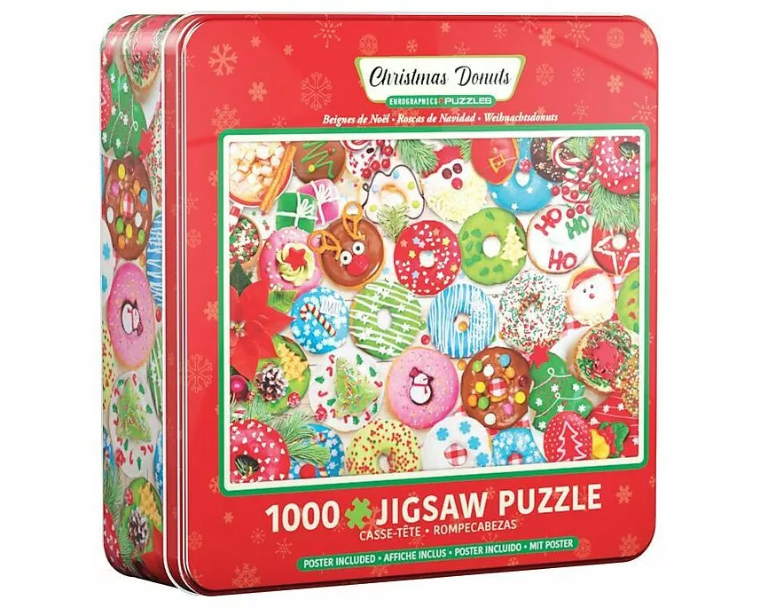 Christmas Donuts Tin