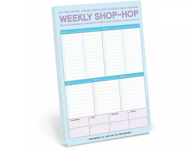 Weekly Shop-Hop Pad with Magnet