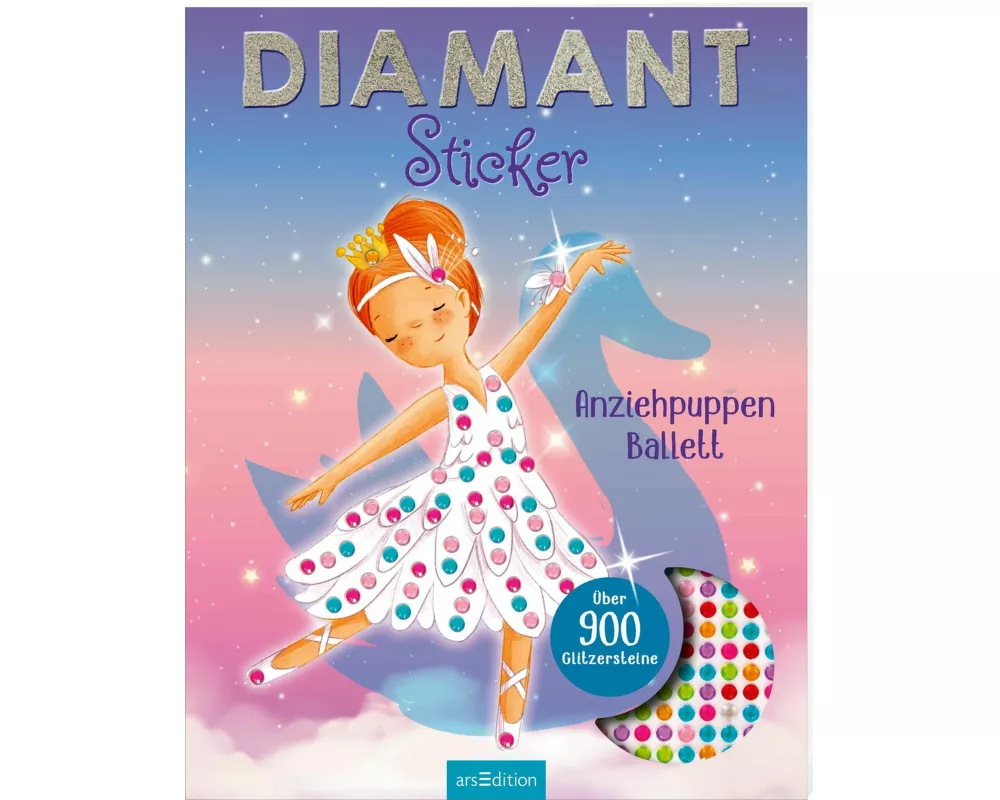 Diamantsticker Anziehpuppen – Ballett