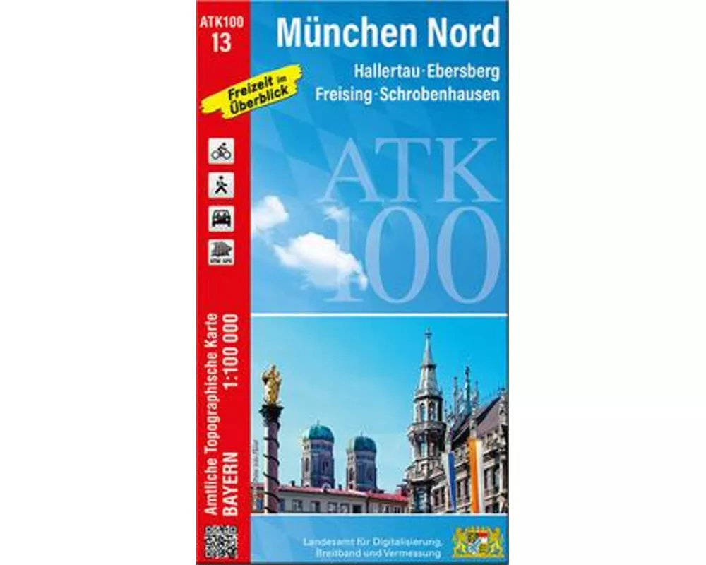 ATK100-13 München Nord (Amtliche Topographische Karte 1:100000)