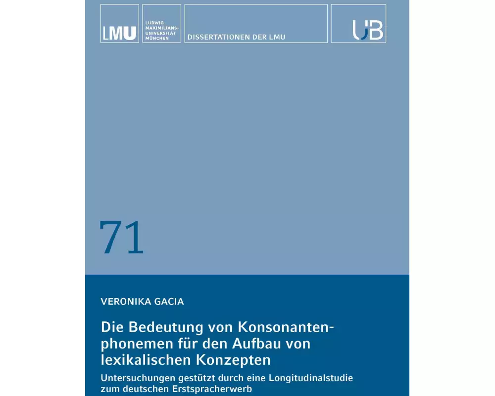 Die Bedeutung von Konsonantenphonemen für den Aufbau von lexikalischen Konzepten