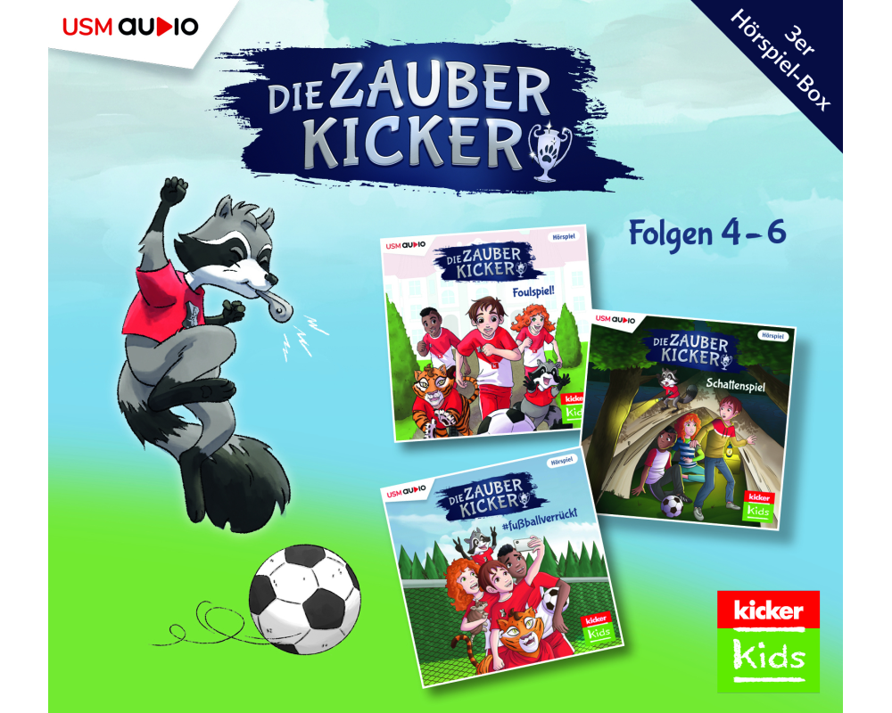 Die Zauberkicker Hörbox Folgen 4-6 (3 Audio CDs)